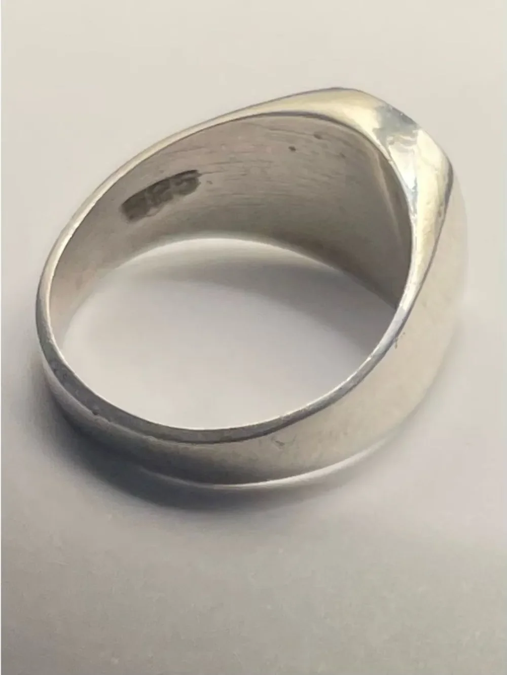 Size 7 - Sterling Silver Moonstone Ring - could for men or women.